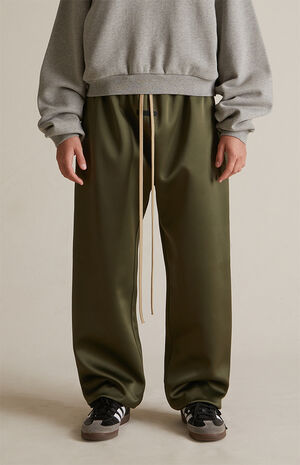 Women's Military Satin Sweatpants image number 3