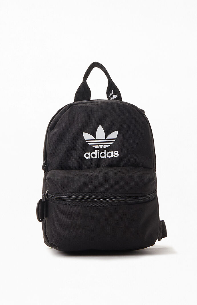 adidas Recycled Black White Trefoil 2.0 Mini Backpack PacSun