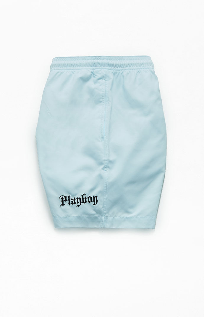 Pacsun playboy swim trunks deals