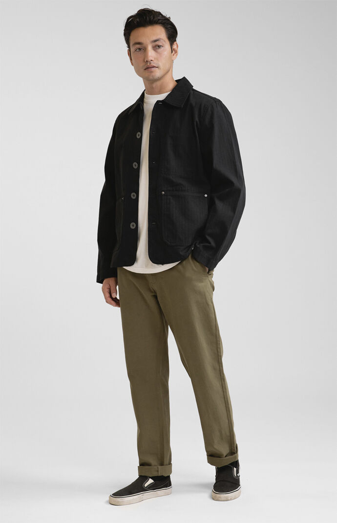 black denim jacket pacsun