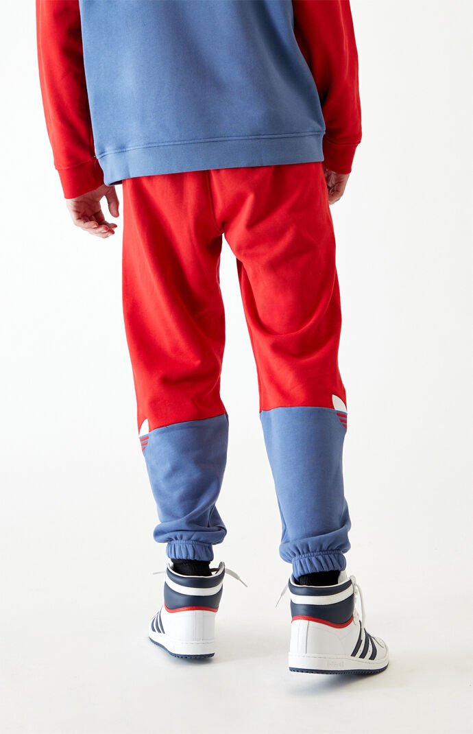 Red & Blue Adicolor Sliced Trefoil Sweatpants