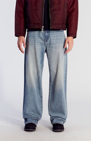 Light Wash Extreme Baggy Jeans