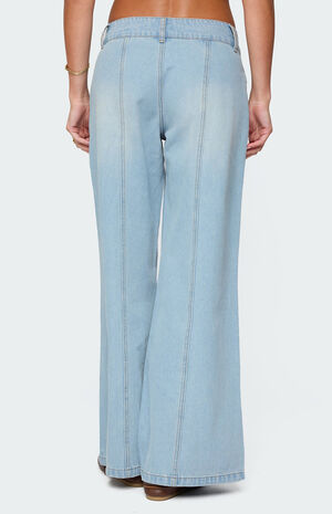 Charlie Panel Stitch Low Rise Jeans image number 5