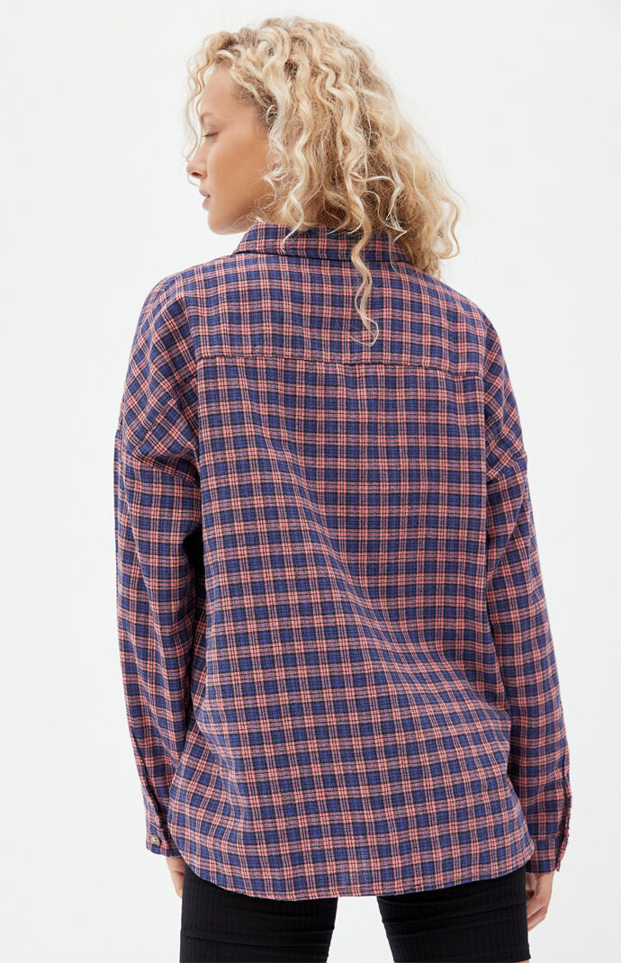 Oversized Boyfriend Flannel Shirt