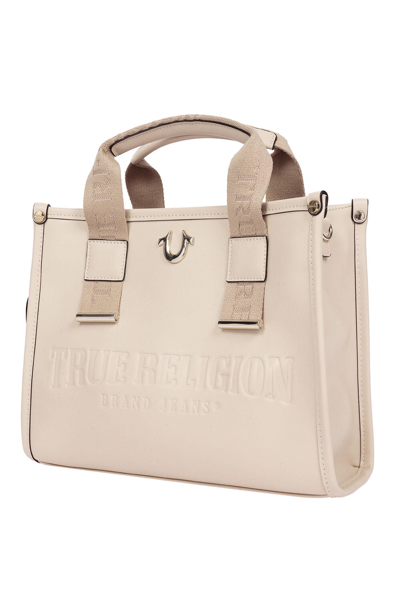 True Religion Brody Smooth Faux Leather Medium Tote Bag
