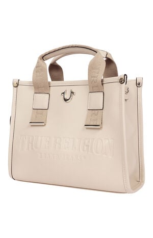 Brody Smooth Faux Leather Medium Tote Bag image number 3