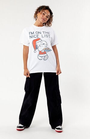 Snoopy Nice List T-Shirt image number 3