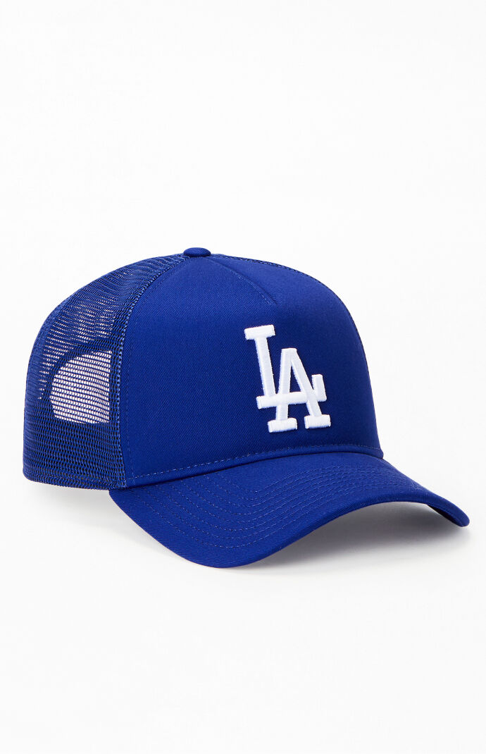 New era dodgers trucker hat shop