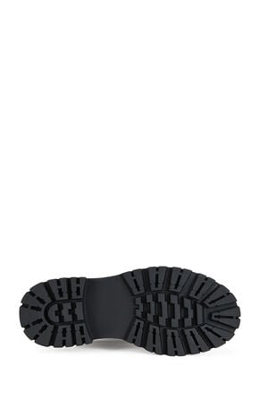 Mohsen Black Faux Fur Chunky Booties image number 5