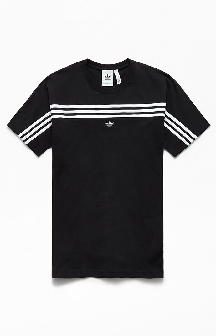 Black Front 3-Stripes T-Shirt