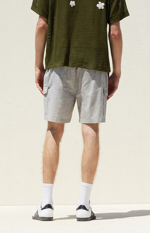 Linen Cargo Shorts image number 5