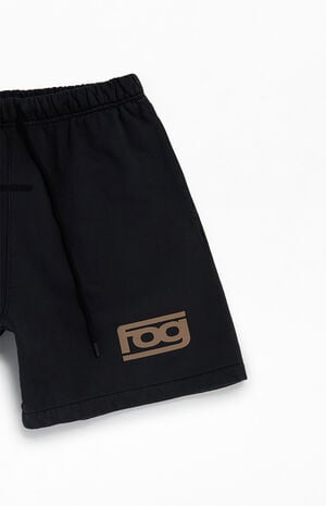 Vintage Black Classic Sweat Shorts image number 2