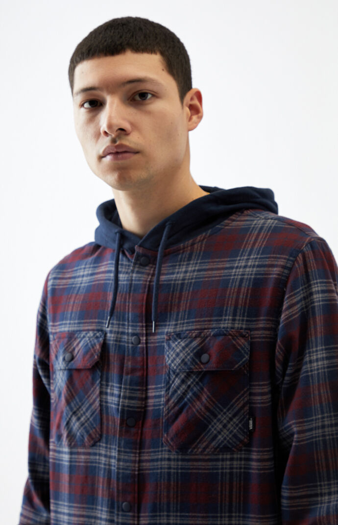 Parkway Hooded Plaid Flannel Shirt