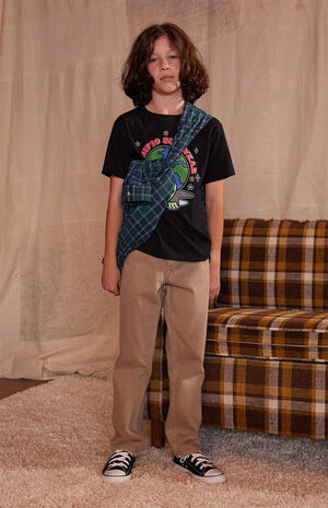 Chocolate Wide Leg Jeans image number 1