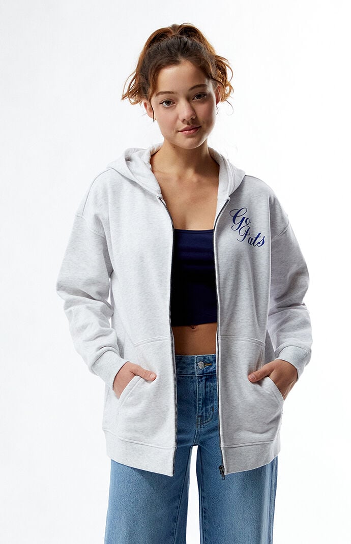 NFL Wild Collective x PacSun New England Patriots Zip Up Hoodie PacSun