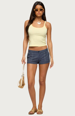 Lina Pinstripe Shorts image number 5