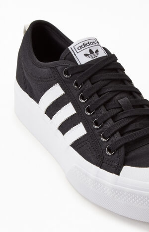 Women's Black Nizza Platform Sneakers image number 6