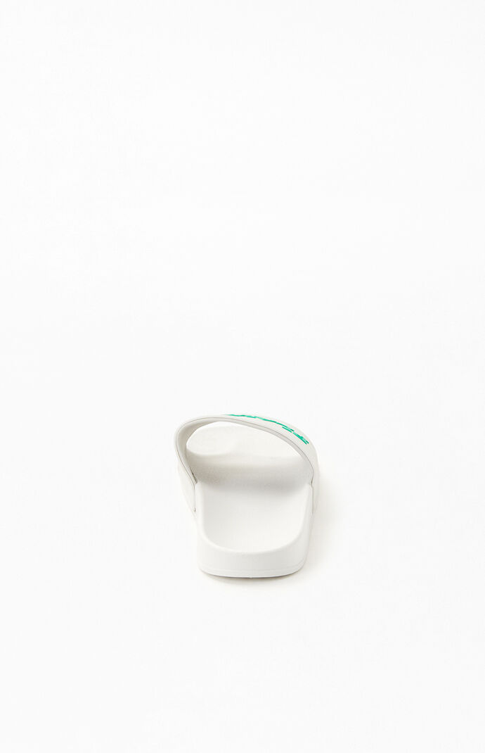 By PacSun White & Green House Slide Sandals