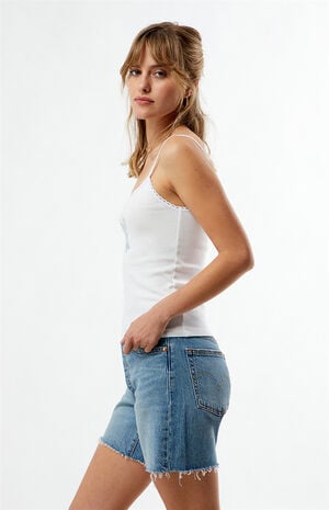 Lace Star Bow Cami Tank Top image number 4