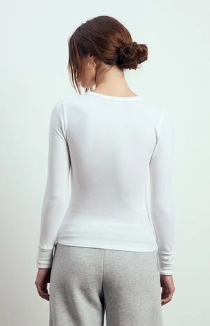 Kelsey Thermal Cuff Long Sleeve Top image number 4