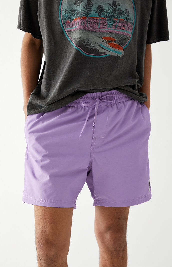 Purple Primary Volley Shorts