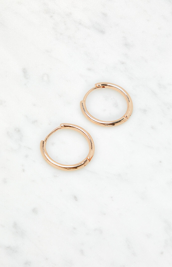 John Galt Gold Hoop Earrings