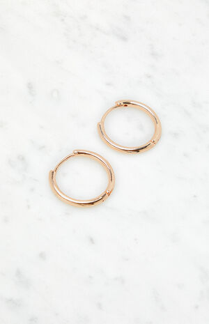 Gold Hoop Earrings image number 2