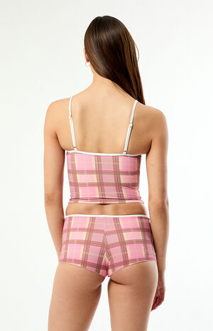 Plaid Mom Tank Bikini Top image number 5