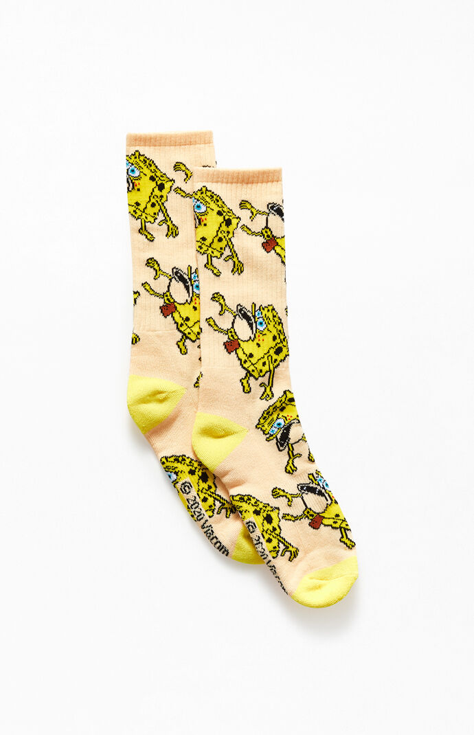 SpongeBob SquarePants Meme Crew Socks