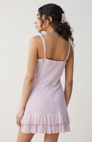 Emma Lace Tiered Mini Dress image number 3