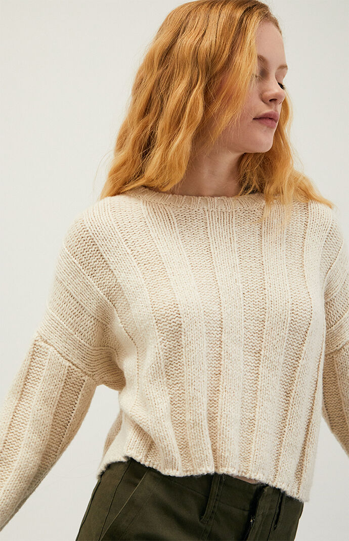 Ribbed Pullover Sweater
