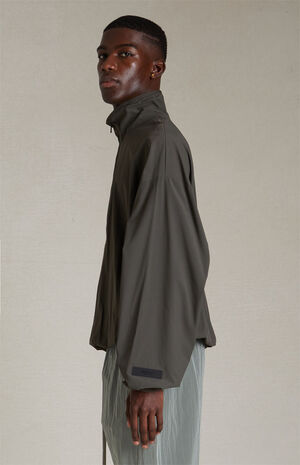 Ink Nylon Half Zip Mock Neck Sweatshirt image number 2