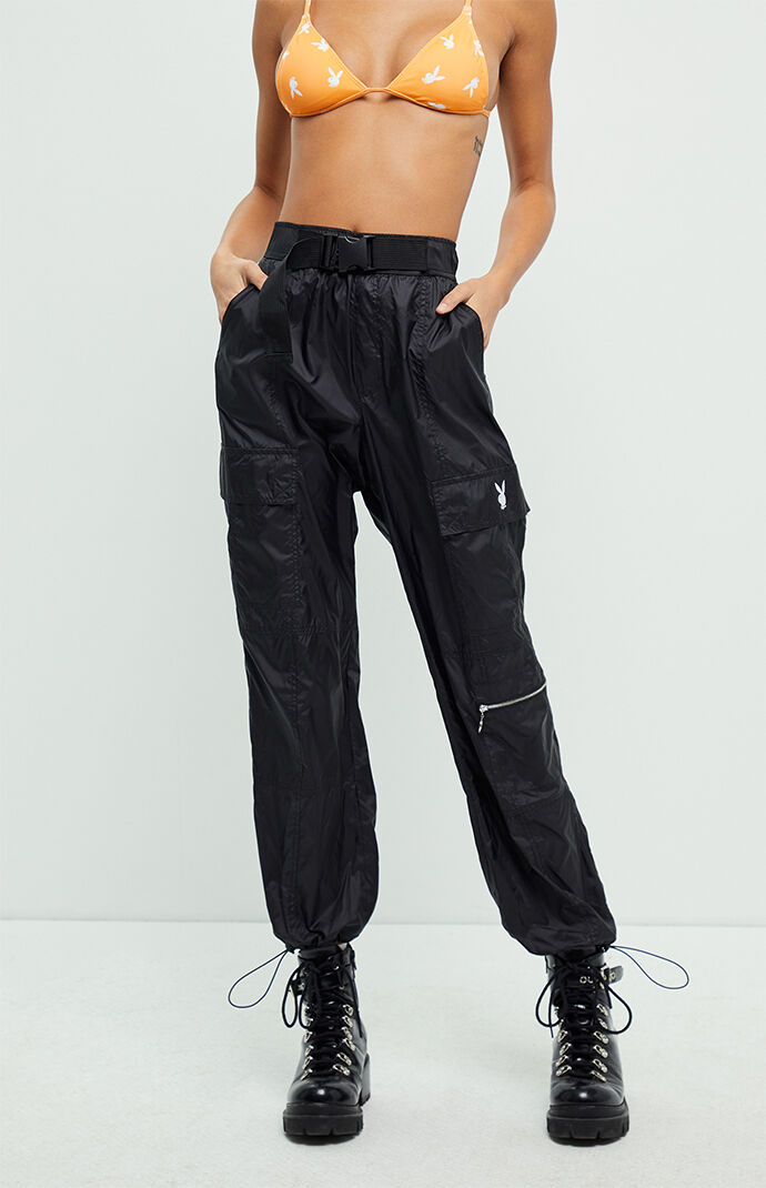 pacsun nylon track pants