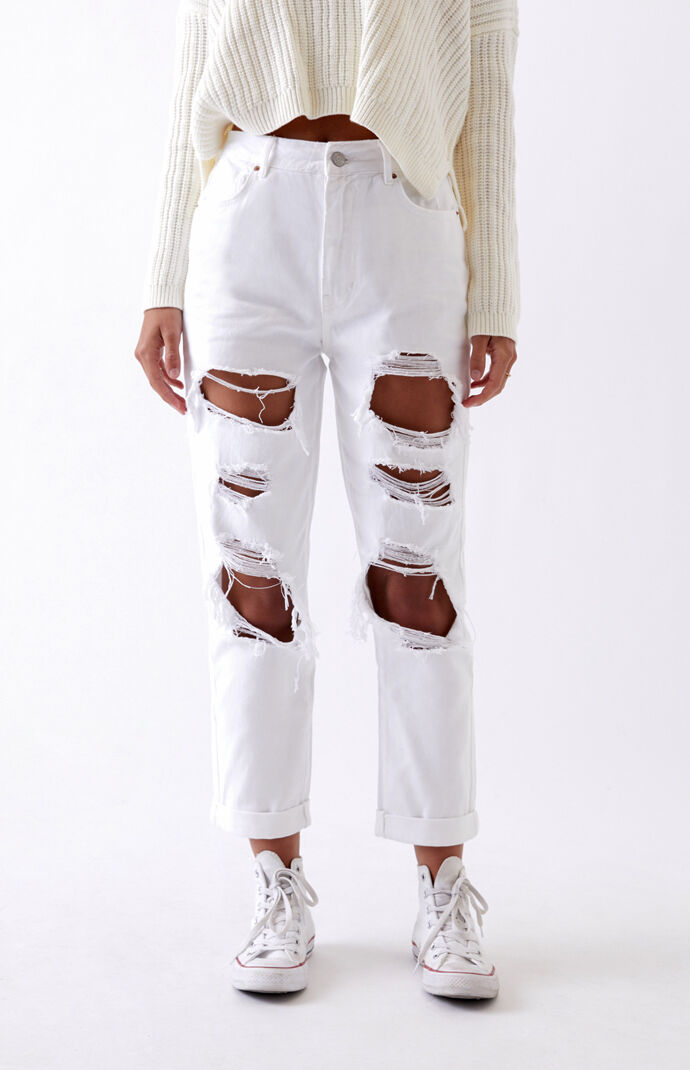 Pacsun top white jeans