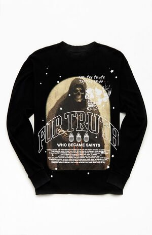 For Saints Vintage Long Sleeve T-Shirt image number 1