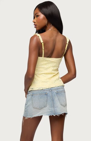 Frankie Lace Babydoll Tank Top image number 3