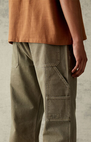 Eco Baggy Olive Carpenter Jeans image number 3