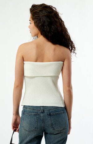 Kate Fold-Over Sweater Tube Top image number 5