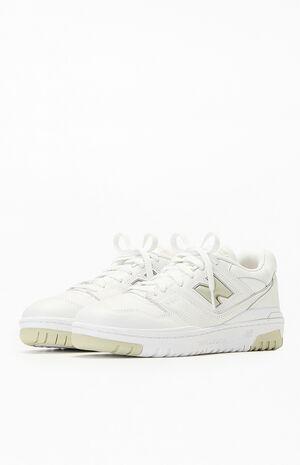 Women's Olive & White 550 Sneakers image number 2