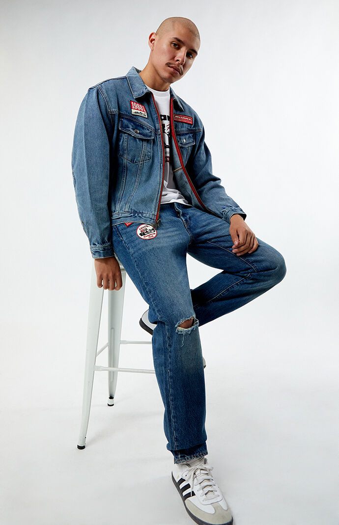 LEVI’S マクラーレンコラボ デニムジャケット トラッカージャケット Levi's x McLaren Sporty Denim Trucker Jacket | PacSun