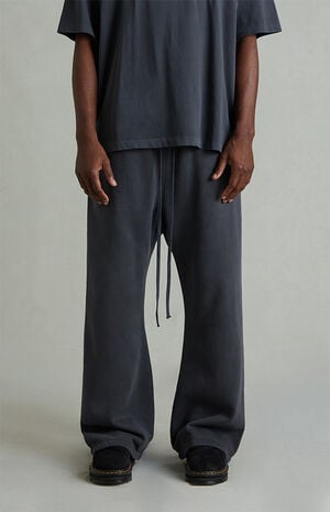 Iron Gray Fleece Flare Sweatpants image number 3
