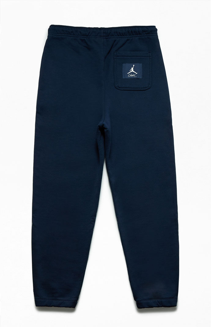 【Navy / S】Jordan x UNION Fleece Pants Air Jordan x Union Navy Fleece Sweatpants | PacSun