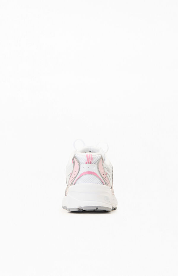 New Balance Kids White & Pink 530 Shoes