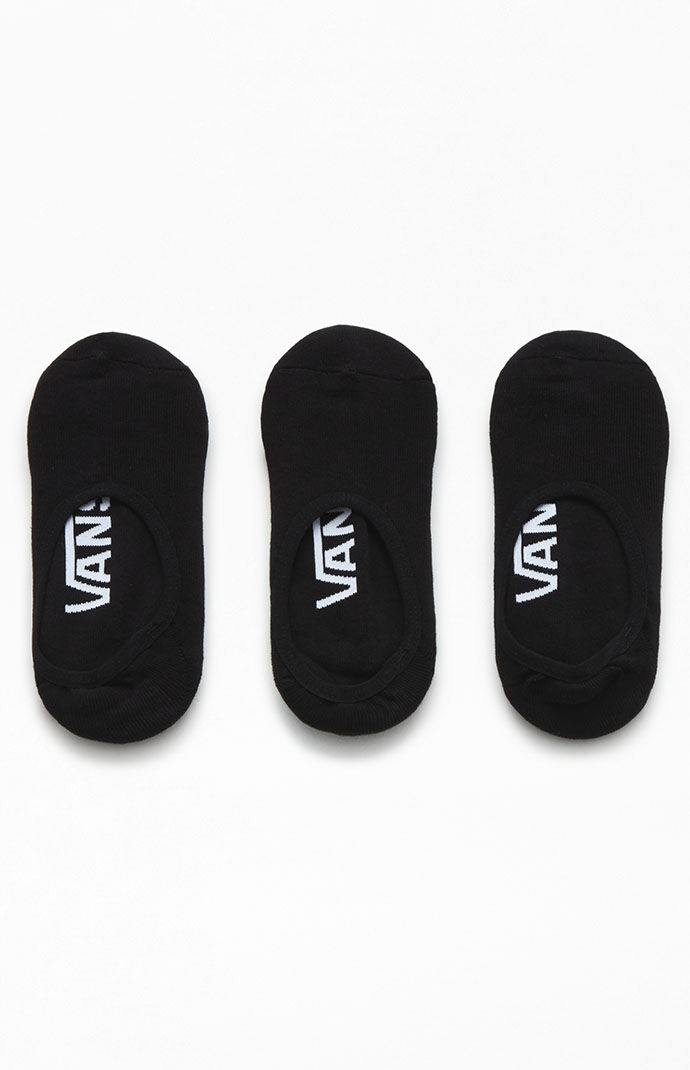 Vans 3 Pack No Show Socks PacSun