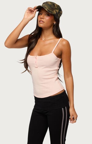Channa Henley Tank Top image number 2