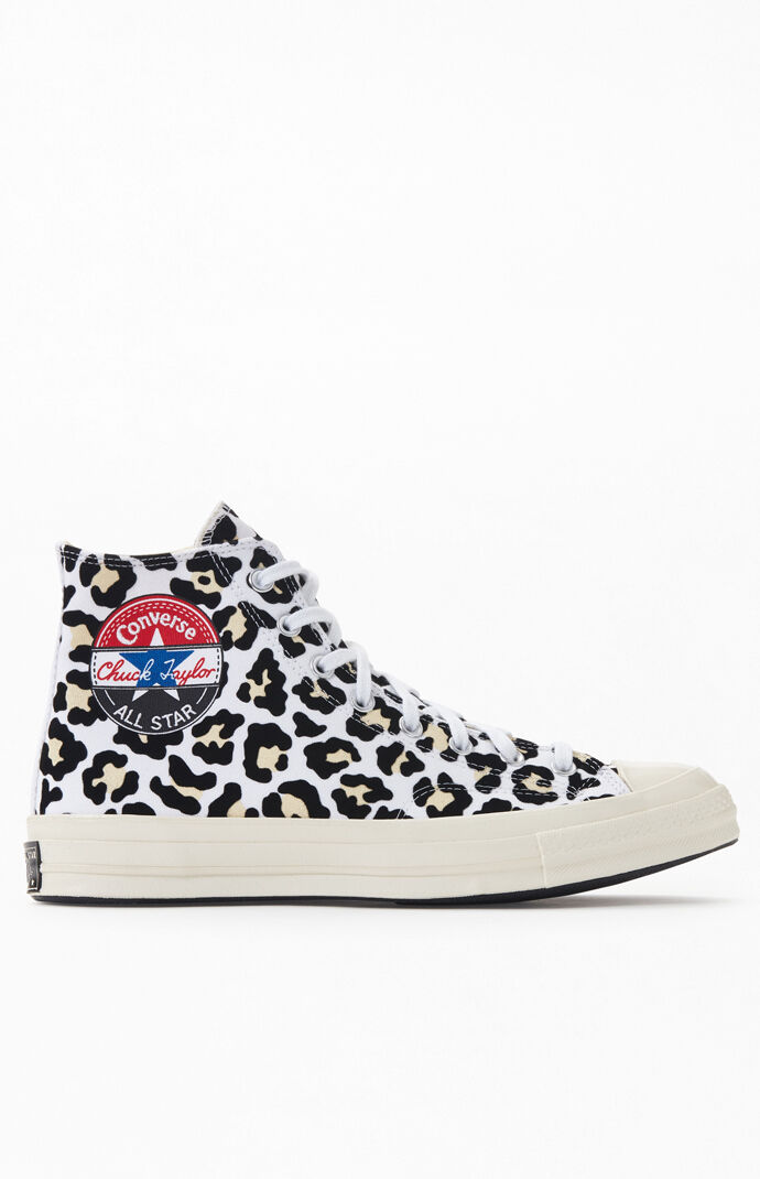 converse logo play chuck 70 leopard