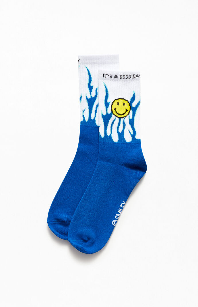 Smiley Flames Socks