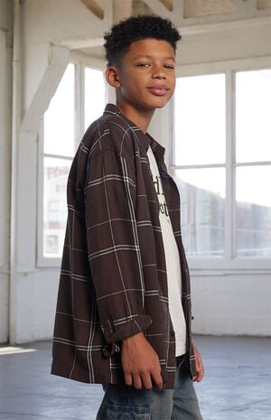 Plaid Flannel Long Sleeve Shirt image number 2