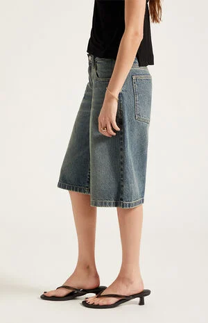 Peyton Extreme Jorts Dark Blue image number 4