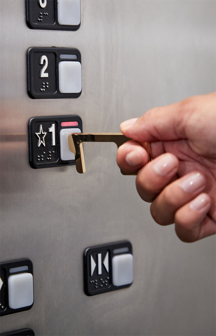 Brass Safe Touch Keychain Tool